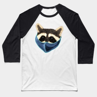 Cute Masked Raccoon Baseball T-Shirt